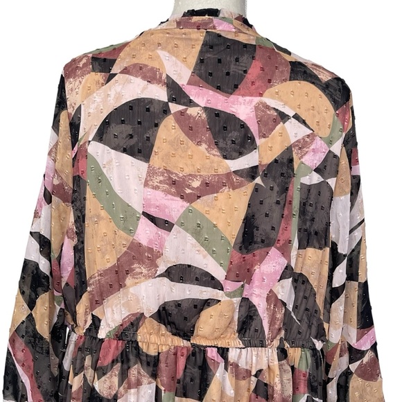 Torrid Mini Clip Dot Front Keyhole Dress Women’s Plus Size 2 - Picture 8 of 11